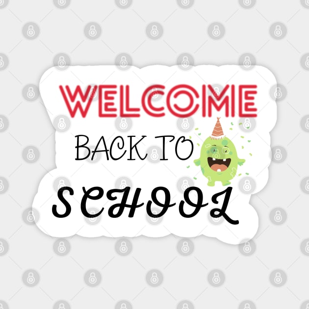 Welcome Back To School Magnet by Success shopping