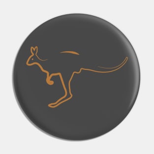 Animal design kangaroo Pin