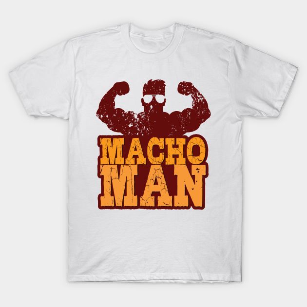 Discover 'Macho Man Groovy Style' Awesome 70s Vintage Gift - 70s - T-Shirt