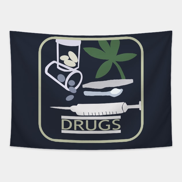 Drugs Tapestry by StevenBaucom