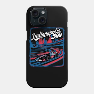 vintage retro indianapolis 500 Phone Case