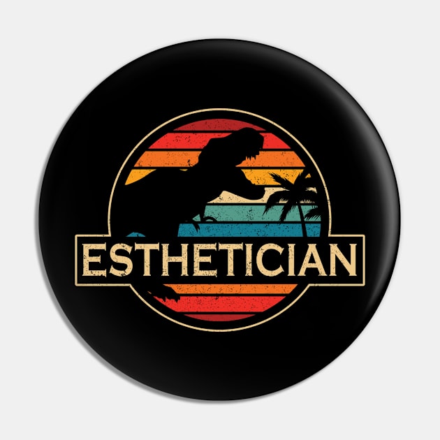 Esthetician Dinosaur Pin by SusanFields