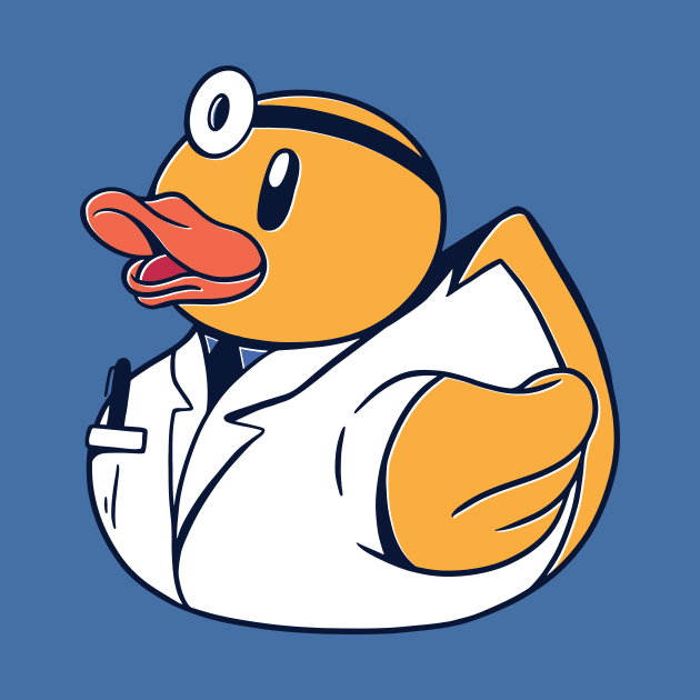 Cute Doctor Rubber Duckie // Medical Doctor Rubber Ducky Ducktor by Now Boarding