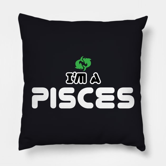 im a pisces Pillow by ThyShirtProject - Affiliate