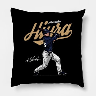 keston hiura score Pillow