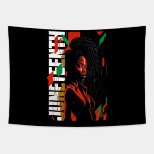 06/19/2023 juneteeth - emancipation of enslaved African Americans Tapestry