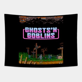 Mod.2 Arcade Ghosts 'n Goblins Video Game Tapestry