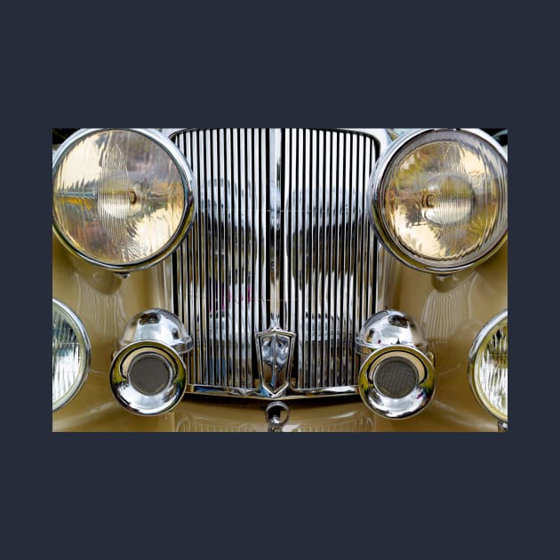 Vintage Car Radiator Grill, 1948 Triumph Roadster by JonDelorme