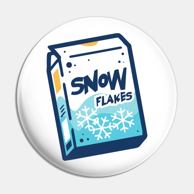 Snow Flakes Cereal Pin by wehkid