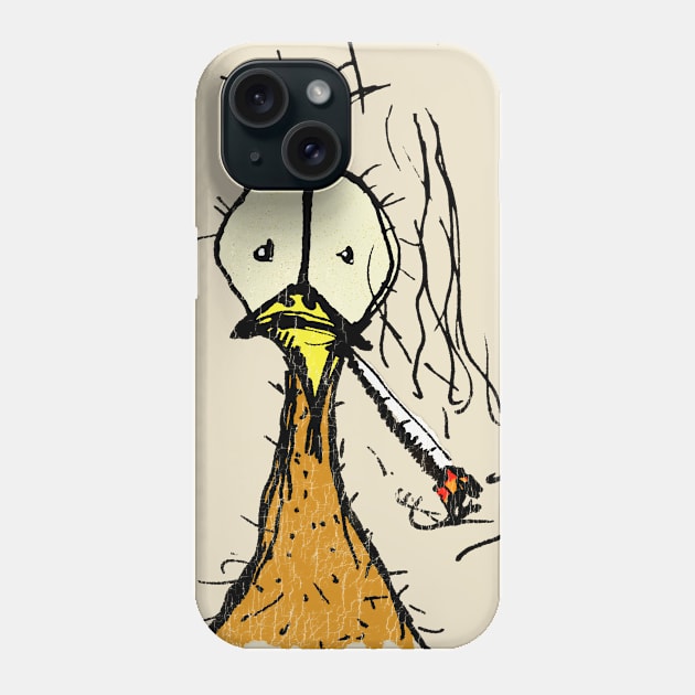 Funny Chicken Shirt Bad Day or Monday Morning Blues Phone Case by kyjojojo