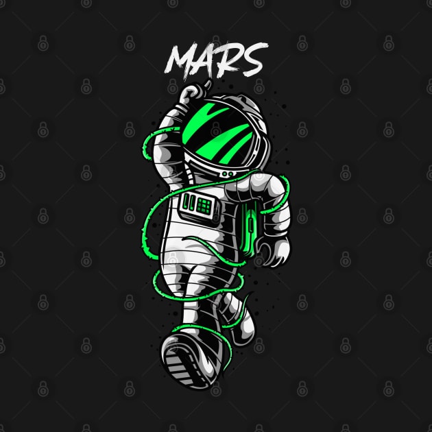 spacesuit in mars by Wolf Clothing Co