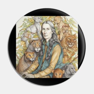 Jane Goodall scientist Pin