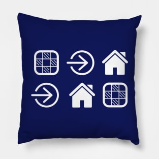 Bored In A House - In A House Bored Pillow