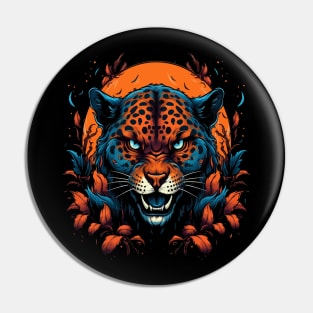 Leopard Halloween Pin