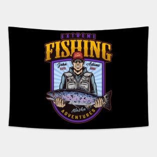 Extreme Fishing, John Adams Tapestry