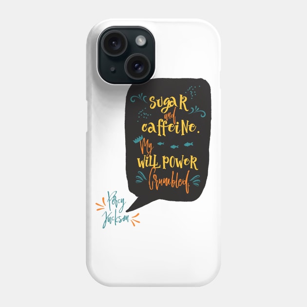 Sugar and Caffeine Phone Case by literarylifestylecompany