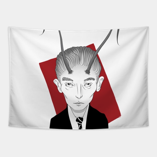 Franz Kafka Tapestry by headache606