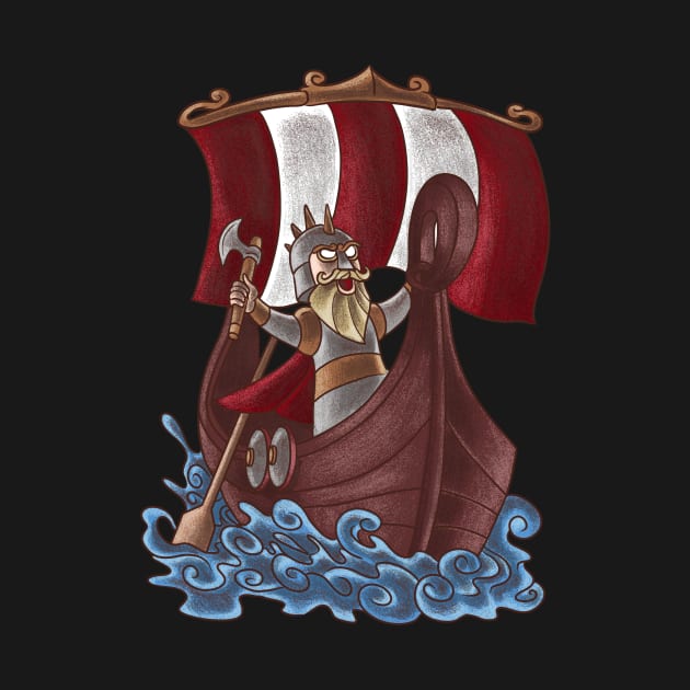 Embrace the Spirit of the Vikings with Vanderlust Adventure Design by Holymayo Tee