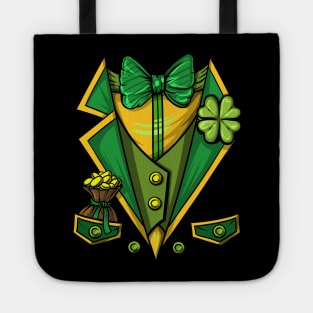 Leprechaun Costume Saint Patrick Day Suit Gift Tote