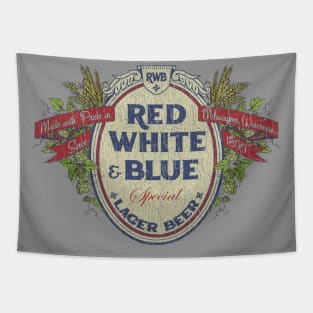 Red White & Blue Beer 1899 Tapestry