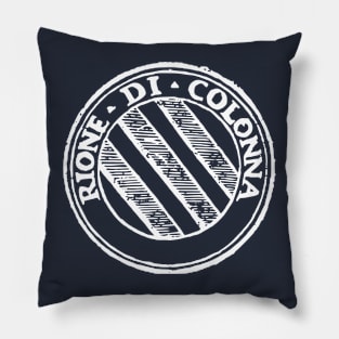 Rione Colonna w-text Pillow