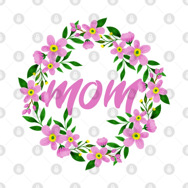 Floral mom, Forget Me Not Floral Wreath, Floral Trendy Arrows by slawers