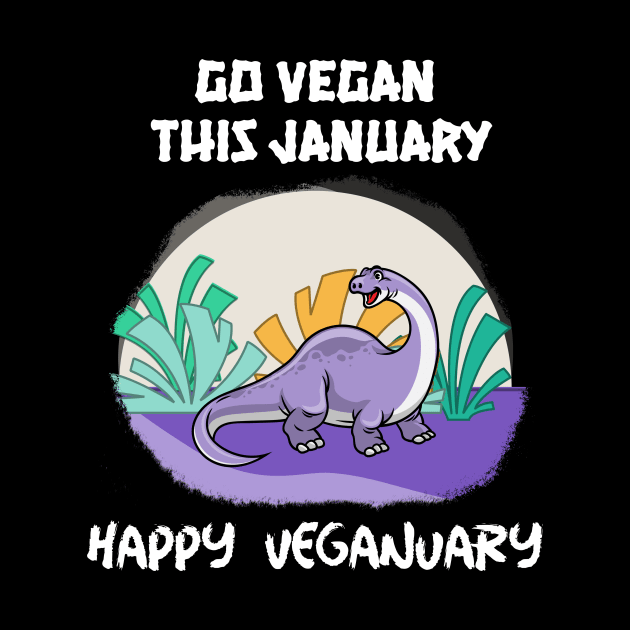 Go Vegan This January Happy Veganuary by Science Puns