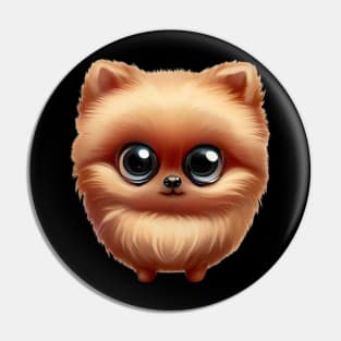 Pup-tacular Pomeranian Pin