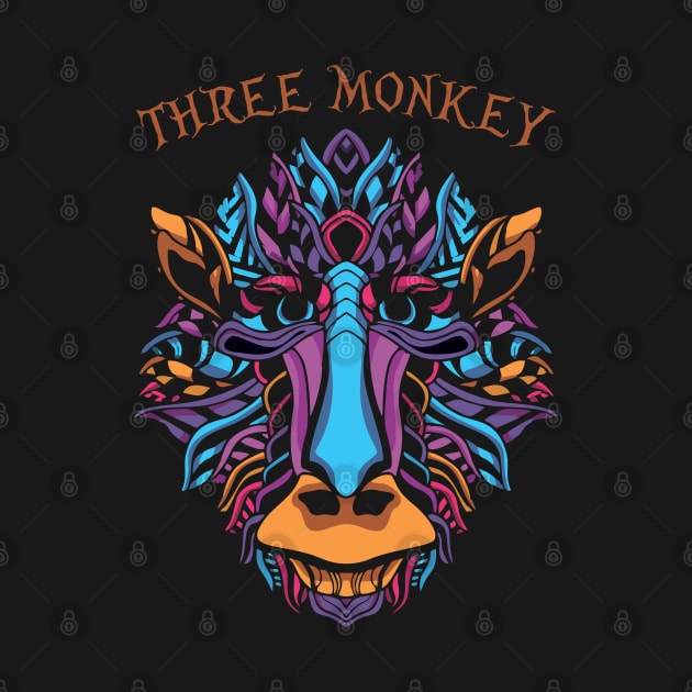 Three monkey by SAVELS