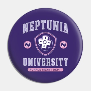 Planeptune University Pin