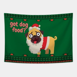 Pug - Ugly Christmas Sweater Tapestry