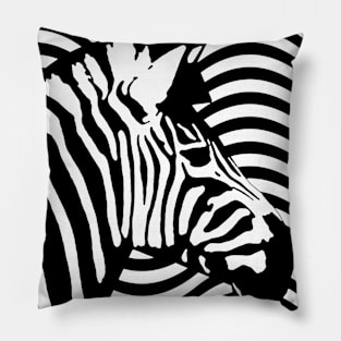 Camouflage Zebra Pillow