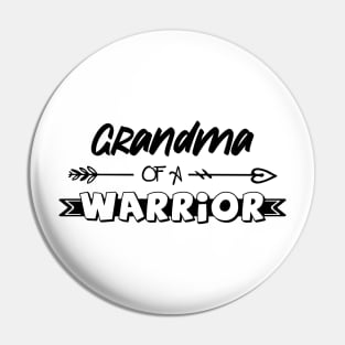 Grandma of a Little Warrior shirt, Little warrior shirt, Cancer Survivor shirt, Grandma t shirt, Grandma of a Strong Kid shirt, Cancer Awareness Pin