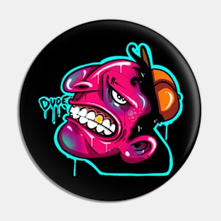 Graffiti Head Pin