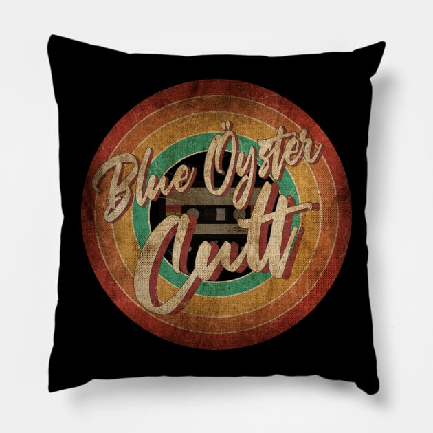 Blue Öyster Cult Pillow by antongg