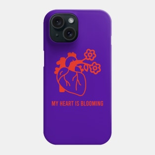 Valentine love romantic heart blooming for couples gift on the 14th of february Phone Case