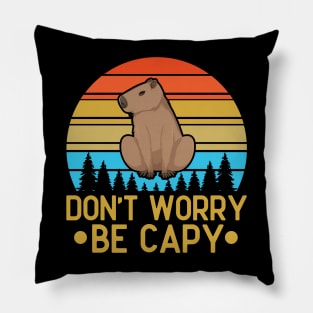 Don't Worry Be Cappy Pillow