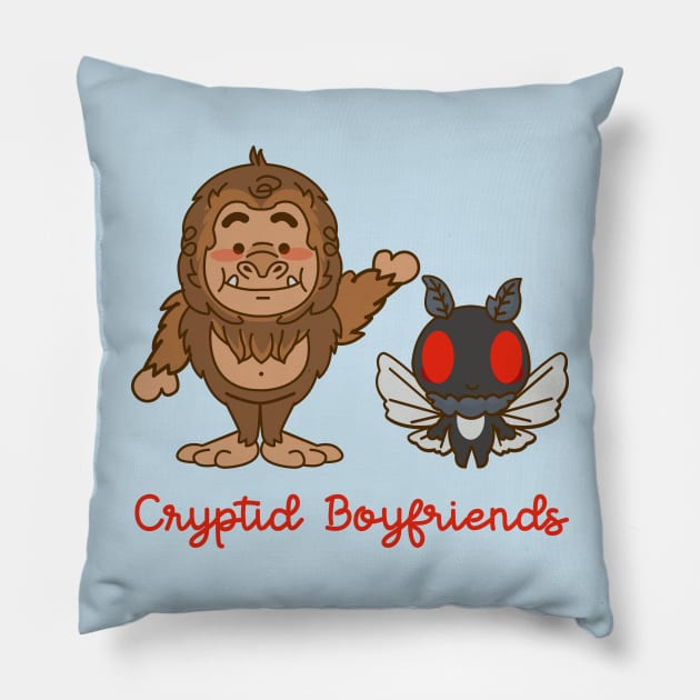 cryptid boyfriends Pillow by remerasnerds