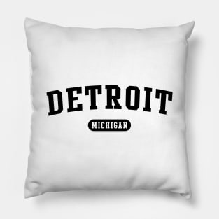 Detroit, MI Pillow