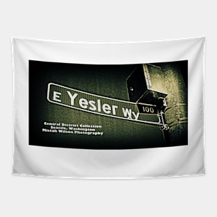 Yesler Way, Seattle, Washington by Mistah Wilson Tapestry