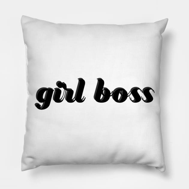 Girl Boss Pillow by mimimeeep