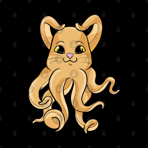 Octopus with 8 Arms as Cat by Markus Schnabel