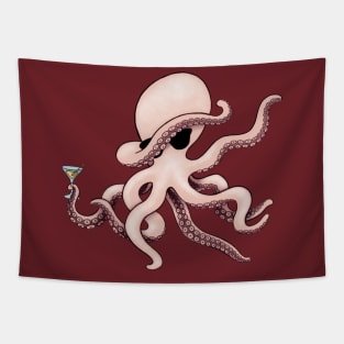 Dabbing Octopus Quarantini Tapestry