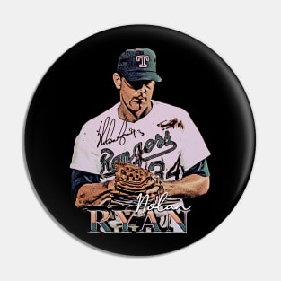 Nolan Ryan Bloody Lip Vintage Pin