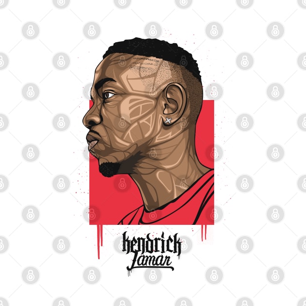 Kendrick Lamar portrait by BokkaBoom