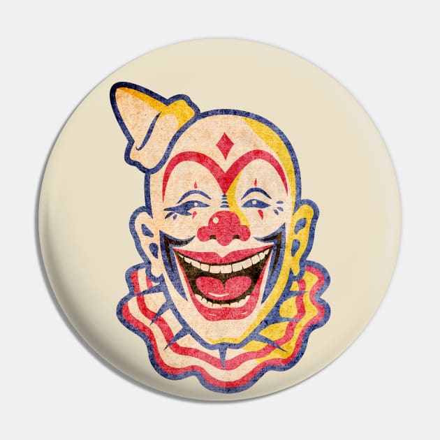 vintage circus clown Pin by OldSalt