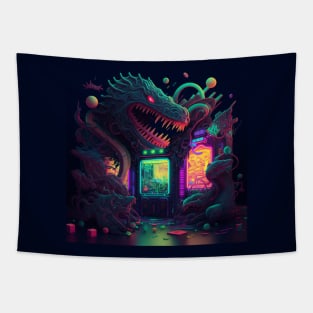 Arcade Monsters Tapestry