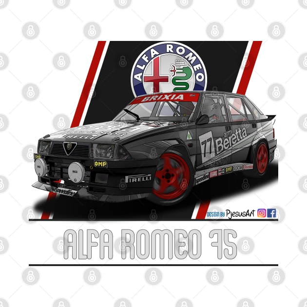 Alfa Romeo 75 Beretta by PjesusArt