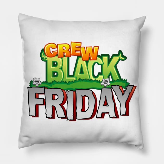 black friday crew Pillow by osvaldoport76