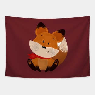 Cute Fox Animal Tapestry